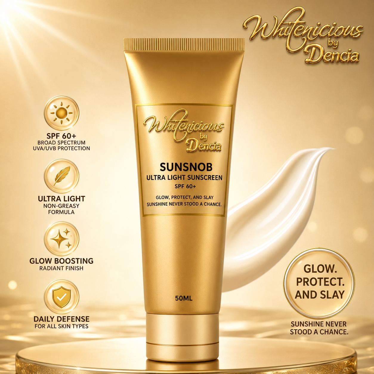 SunSnob Ultra Light Sunscreen

SPF 60+